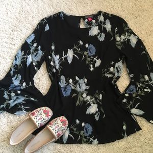 • Vince Camuto Bell Sleeve Blouse •
